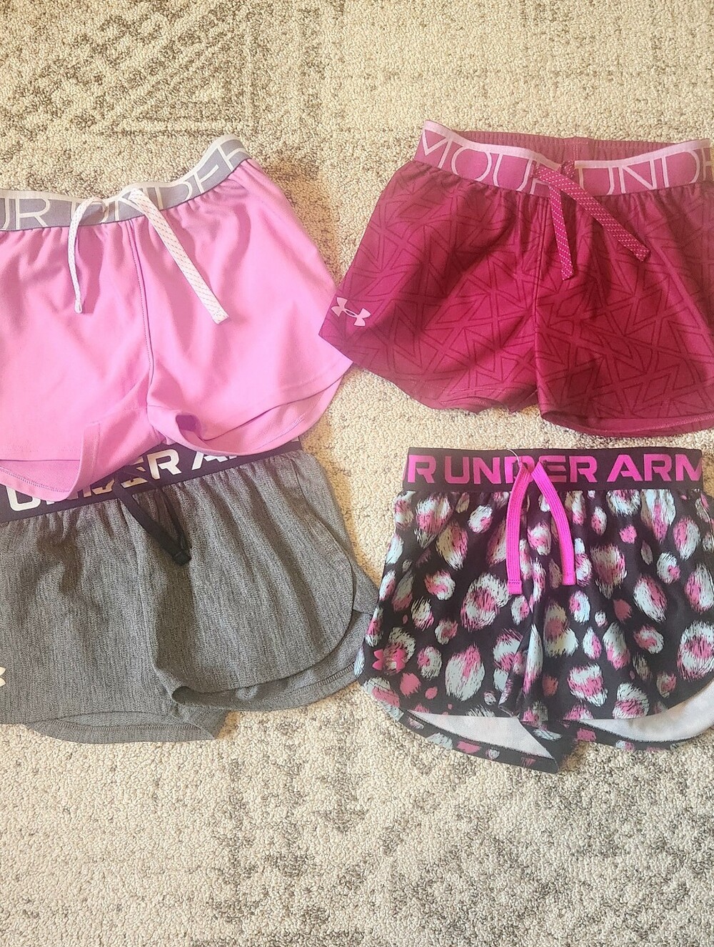 Under Armour Girl's Athletic Shorts Set